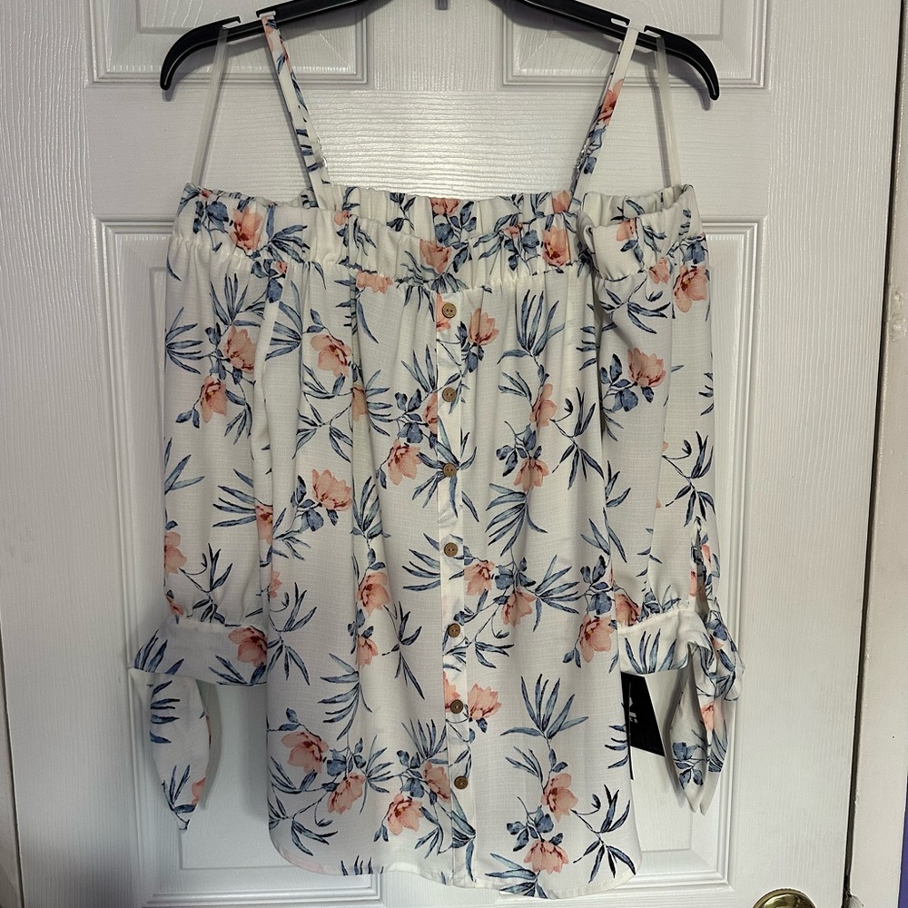 Floral Off-Shoulder Top